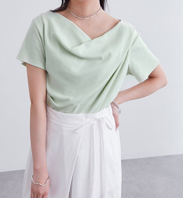  「【全骨格対応◎/6色展開】オフショルTシャツ」|Tシャツ・カットソー|