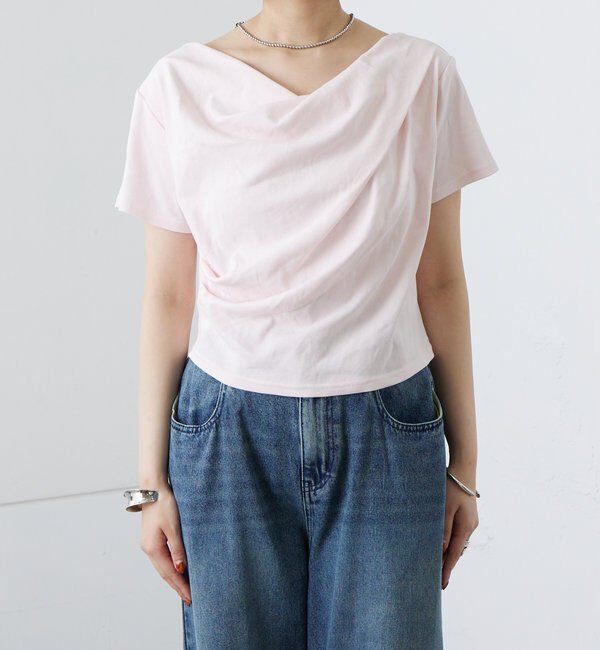  「【全骨格対応◎/6色展開】オフショルTシャツ」|Tシャツ・カットソー|