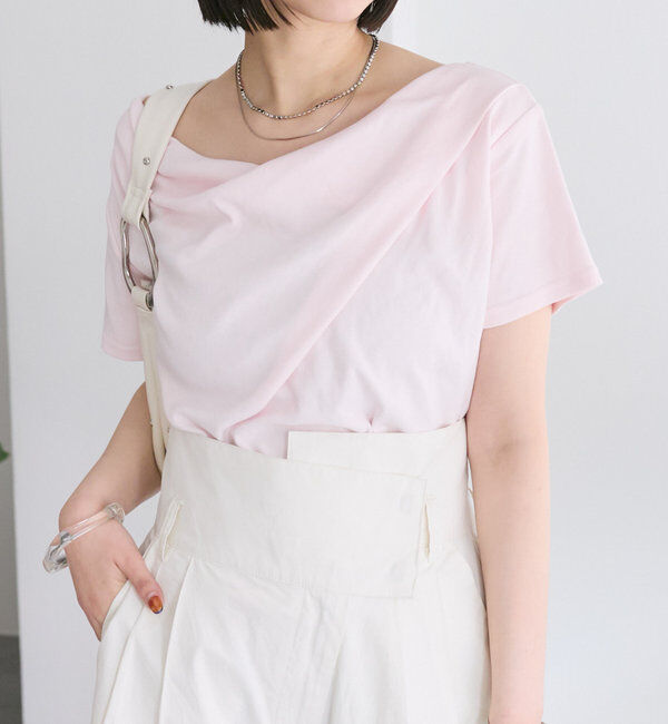  「【全骨格対応◎/6色展開】オフショルTシャツ」|Tシャツ・カットソー|