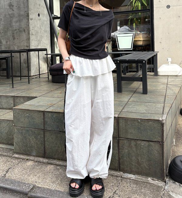  「【全骨格対応◎/6色展開】オフショルTシャツ」|Tシャツ・カットソー|