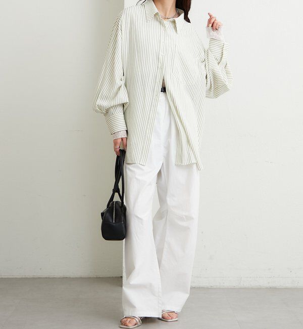  「ボタンレイヤードBIGシャツ」|シャツ・ブラウス|