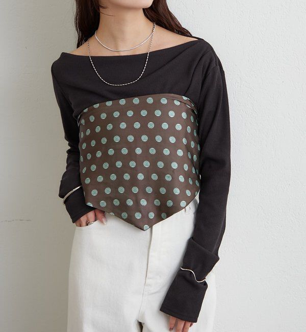  「三角ドットスカーフ」|バンダナ・スカーフ|