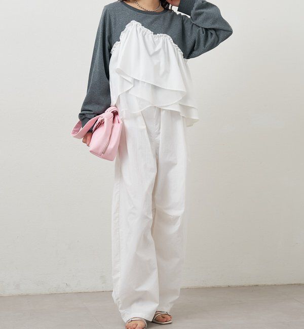  「ビスチェドッキングスウェット」|パーカー|