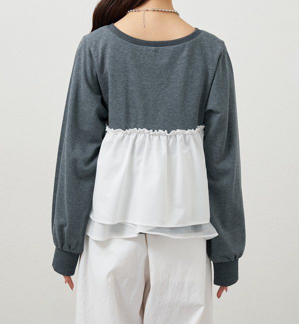  「ビスチェドッキングスウェット」|パーカー|