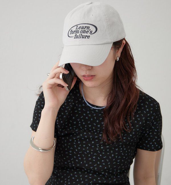  「サークルロゴ刺繍キャップ」|ハット|