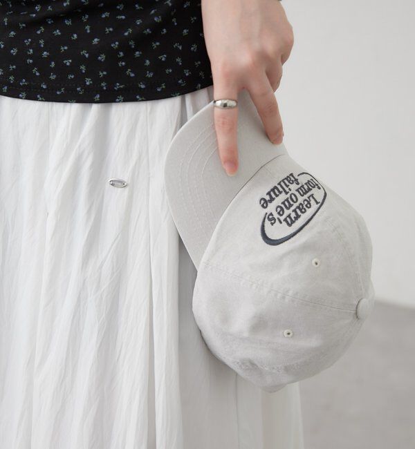  「サークルロゴ刺繍キャップ」|ハット|