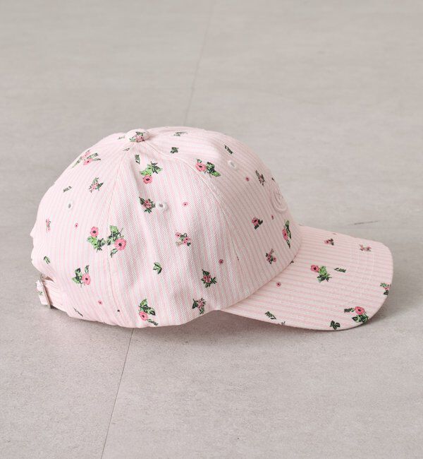  「フラワーストライプキャップ」|ハット|
