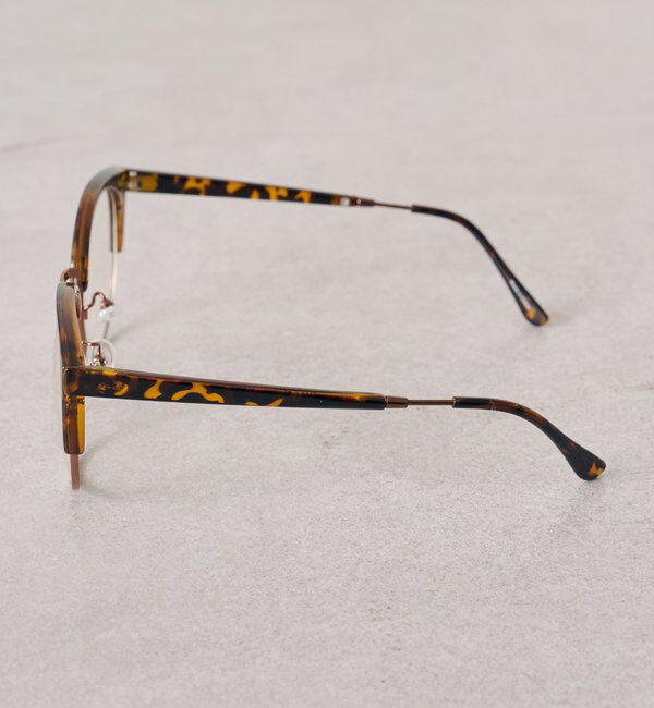  「マーブルハーフリムメガネ」|サングラス|