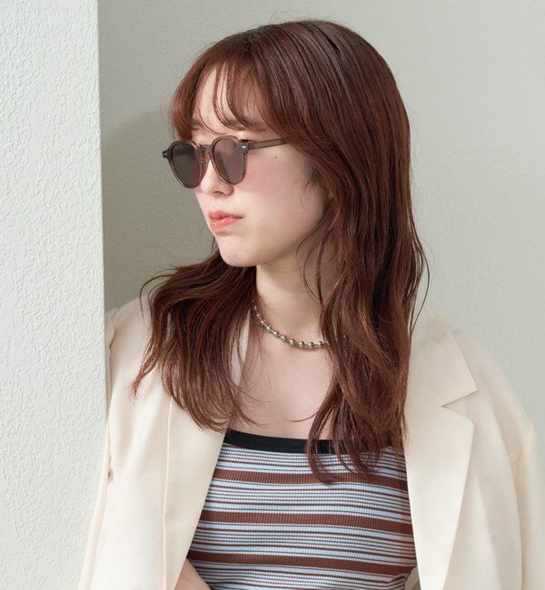  「ラウンドフレームサングラス」|サングラス|