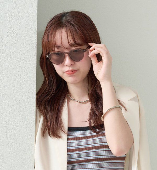  「ラウンドフレームサングラス」|サングラス|