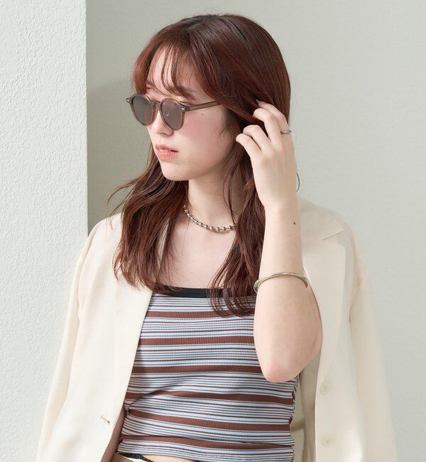  「ラウンドフレームサングラス」|サングラス|