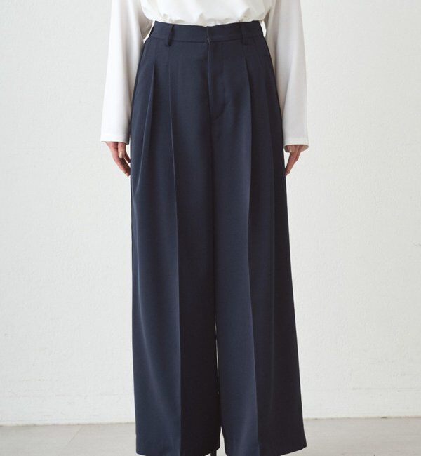  「2タックワイドパンツ」|チノ|