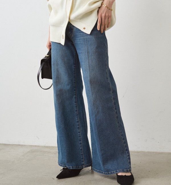  「デニムフレアパンツ2」|デニム|