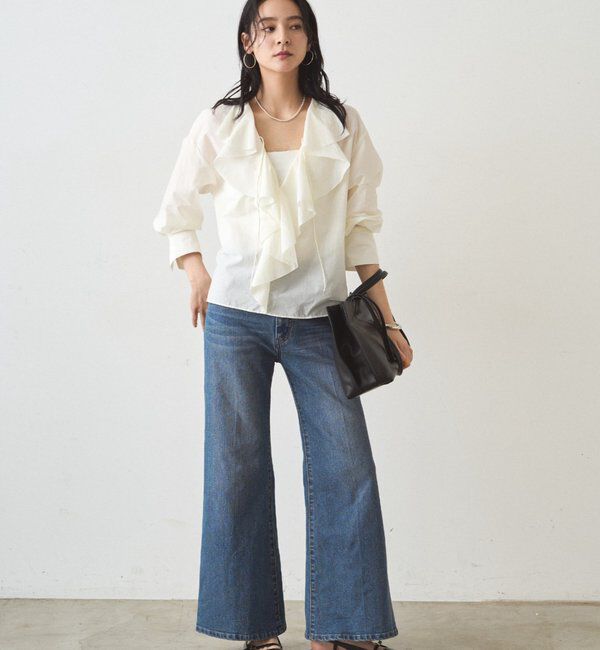  「デニムフレアパンツ2」|デニム|