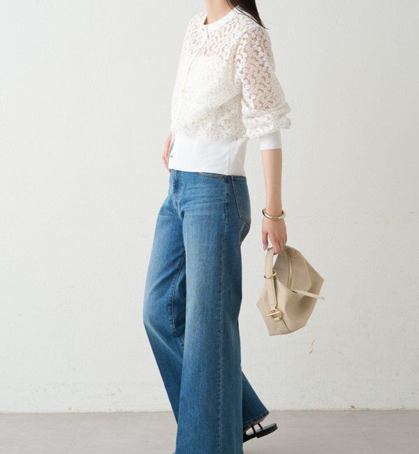  「デニムフレアパンツ2」|デニム|