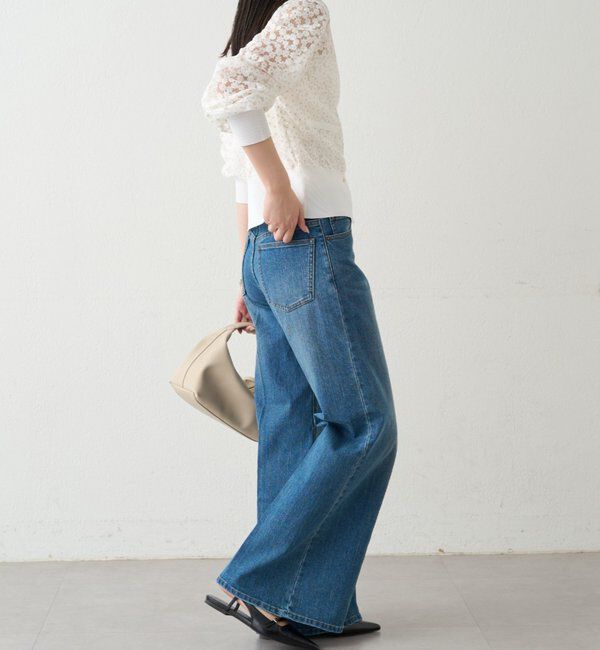  「デニムフレアパンツ2」|デニム|