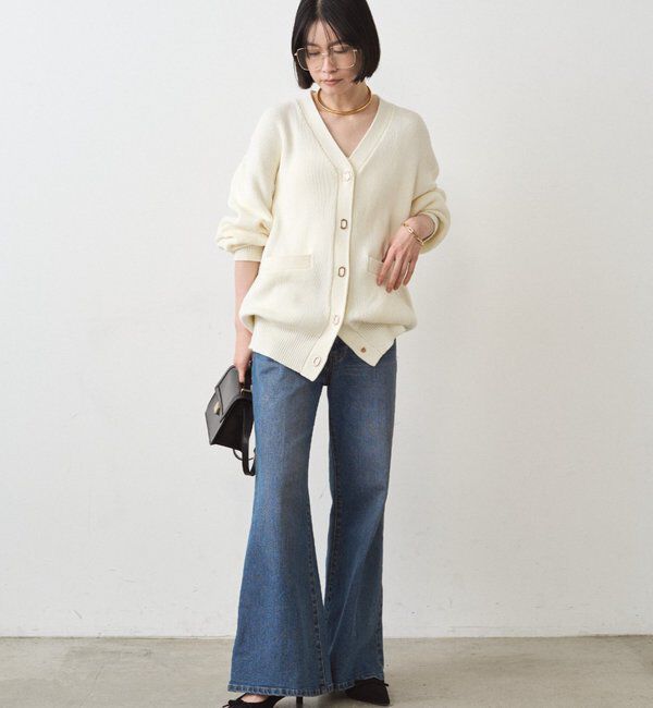  「デニムフレアパンツ2」|デニム|