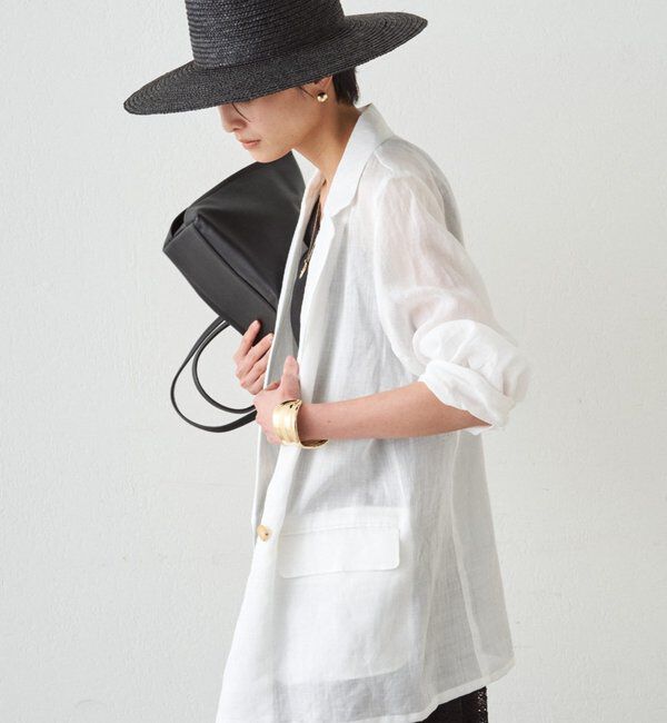  「リネン100ジャケット」|ベスト・ジレ|