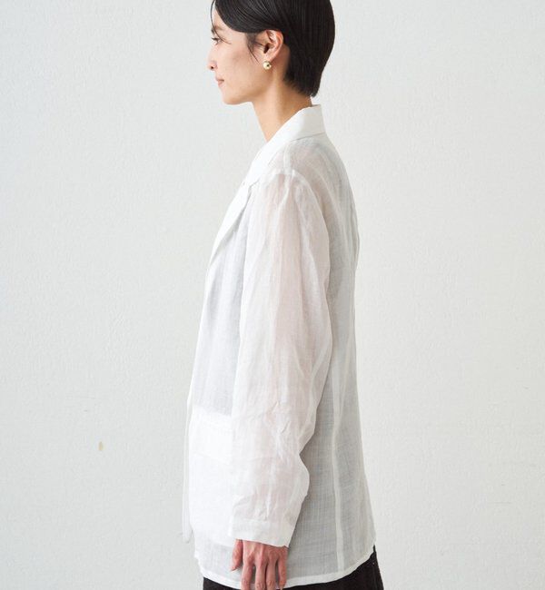  「リネン100ジャケット」|ベスト・ジレ|