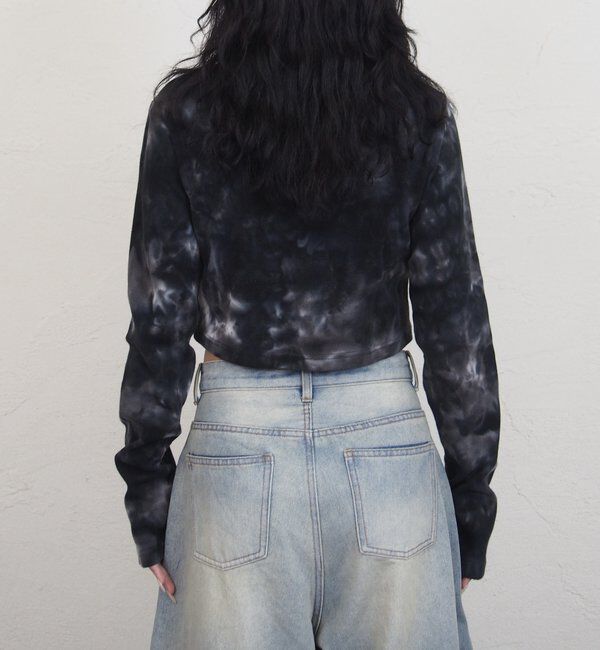  「【WEB限定】ヘンリーネックショートトップス」|Tシャツ・カットソー|