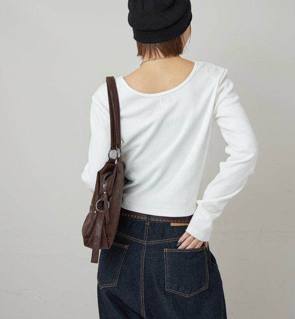  「リングドットL/Sトップス」|Tシャツ・カットソー|