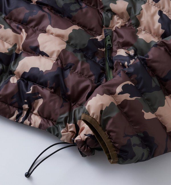  「【Sourcream】中綿ハーフジップフードプルオーバー」|ブルゾン・スタジャン|