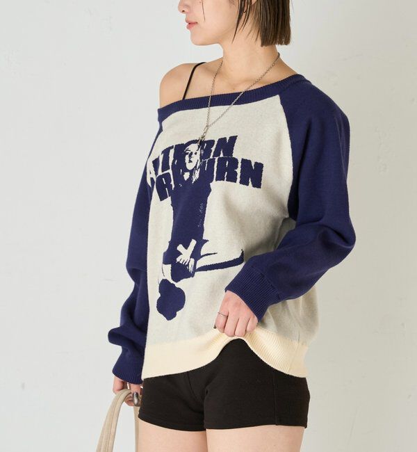  「シャーロットオフショルニット」|ニット・セーター|