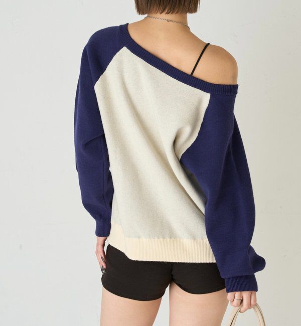  「シャーロットオフショルニット」|ニット・セーター|