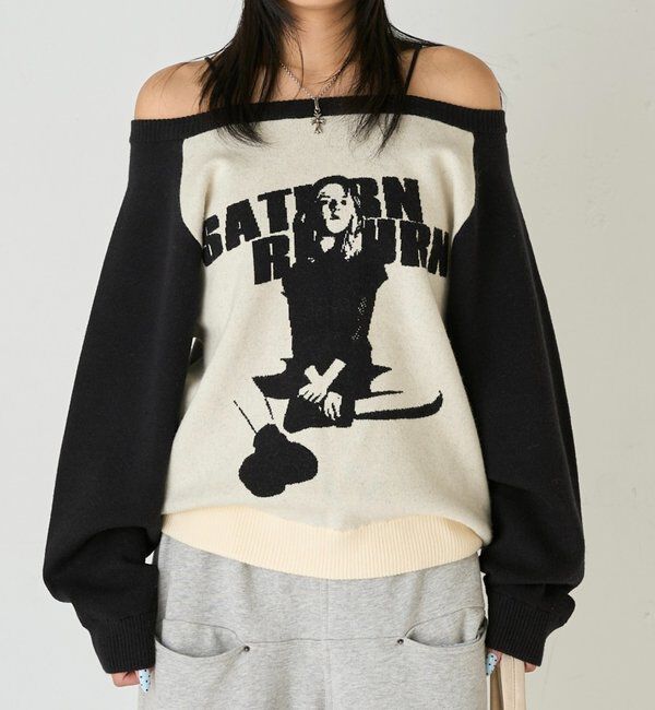  「シャーロットオフショルニット」|ニット・セーター|