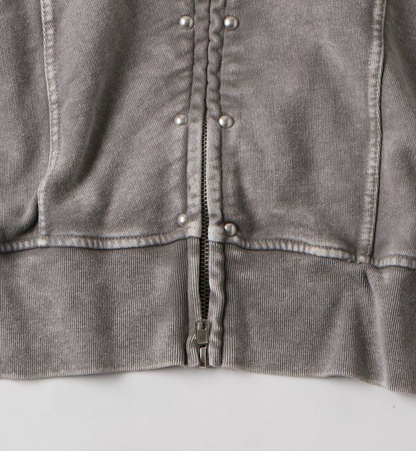  「KOOKY'N ケミカルスタッズ切り替えジップパーカー」|パーカー|