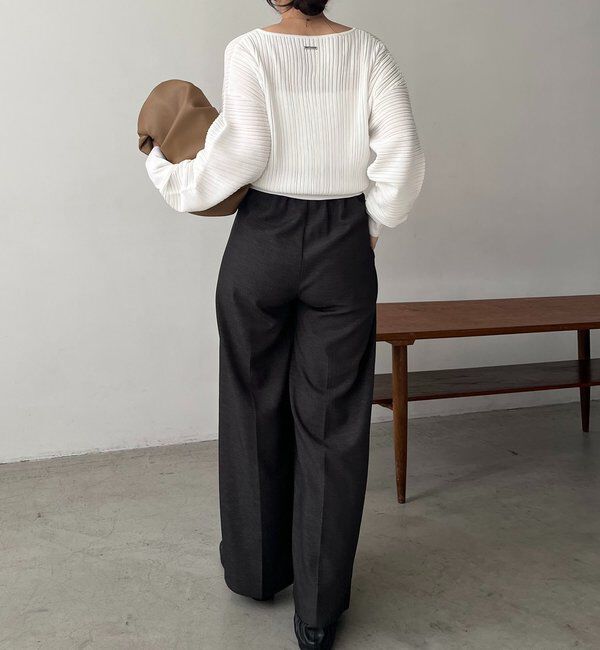  「プリーツパフカーディガン」|カーディガン|