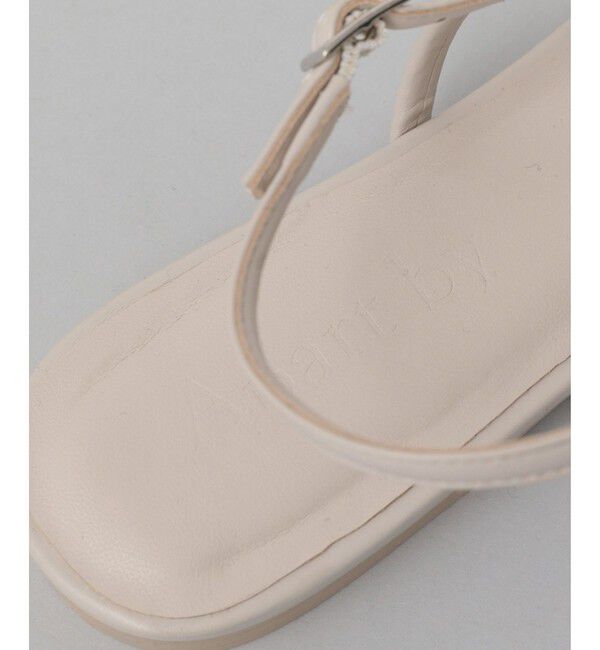 A part by 「クロスフラットサンダル」|サンダル|