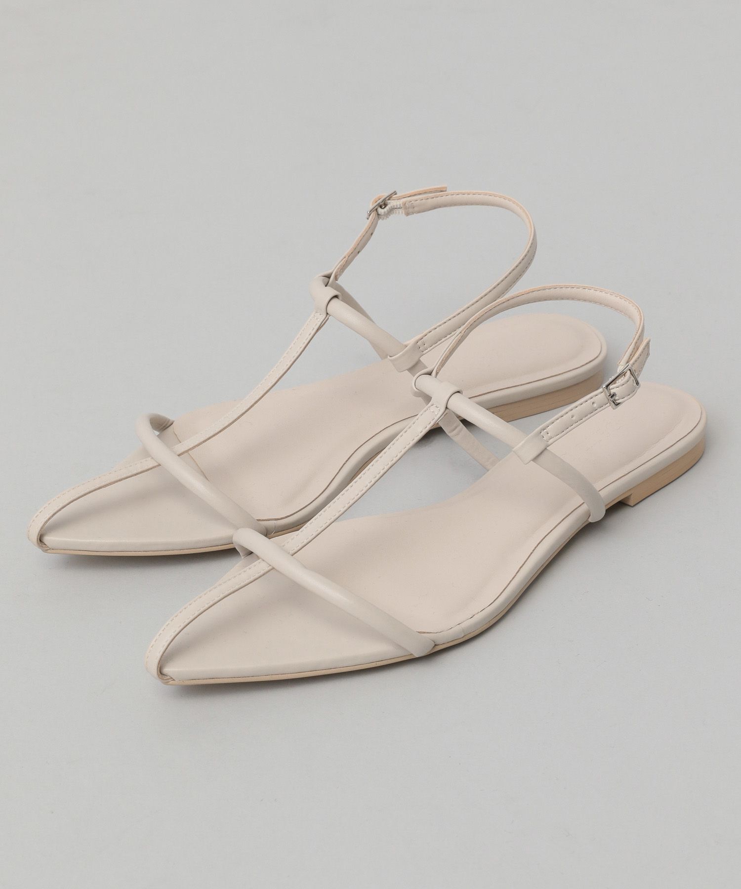 A part by 「クロスフラットサンダル」|サンダル|