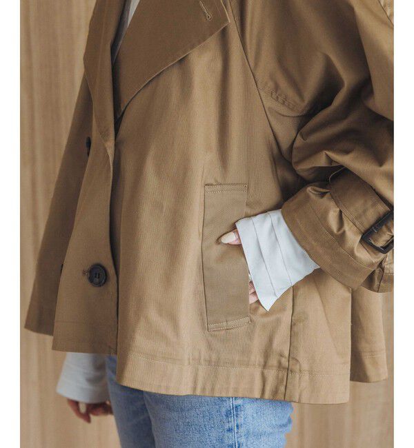 A part by 「キャンディースリーブショートトレンチコート」|トレンチコート|
