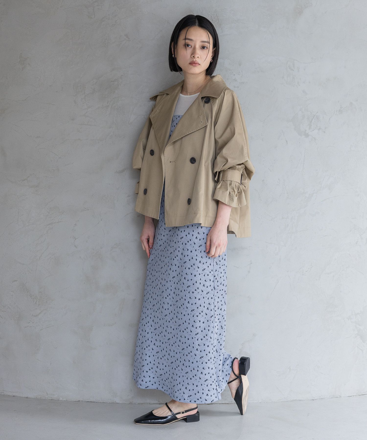 A part by 「キャンディースリーブショートトレンチコート」|トレンチコート|