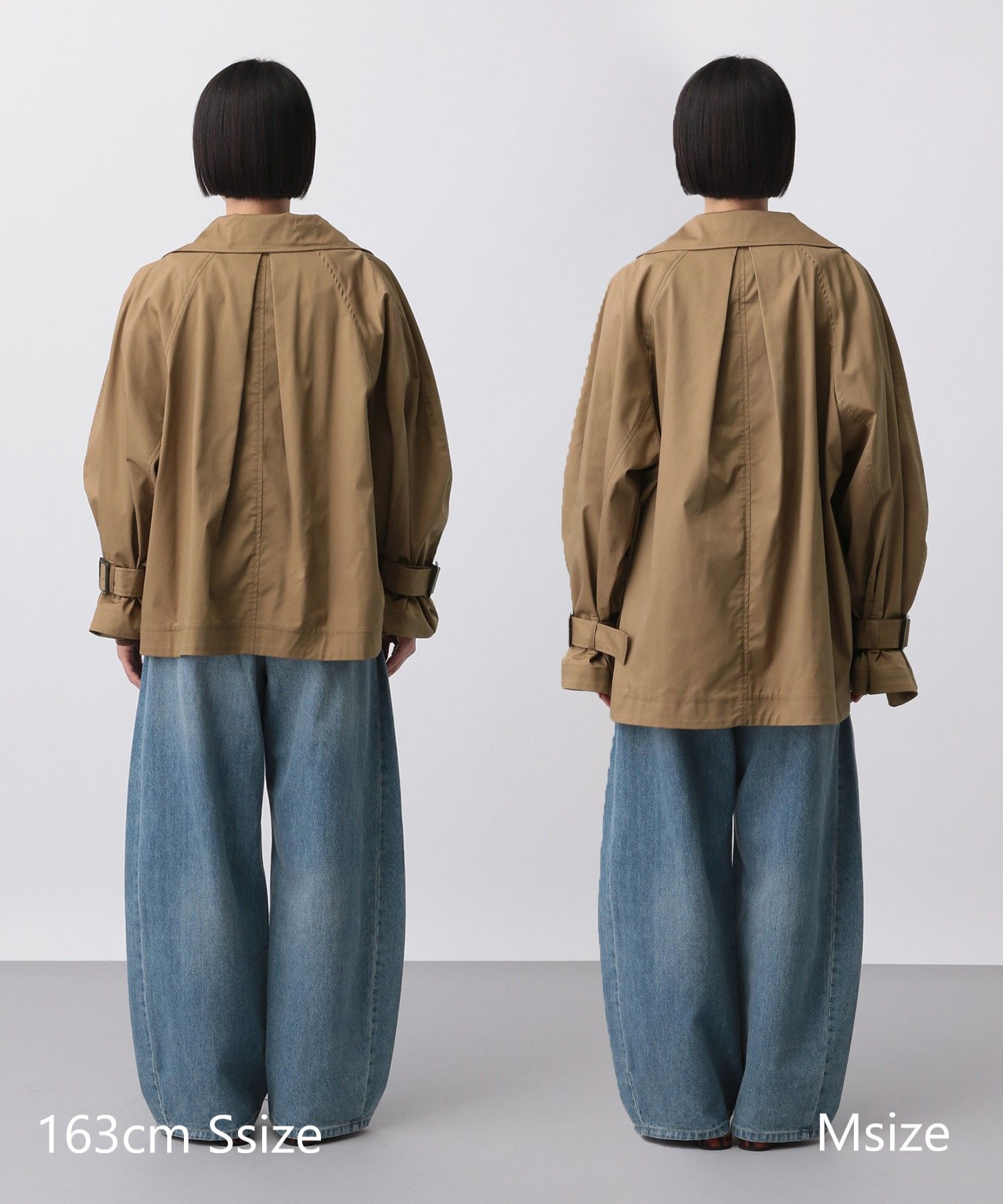 A part by 「キャンディースリーブショートトレンチコート」|トレンチコート|