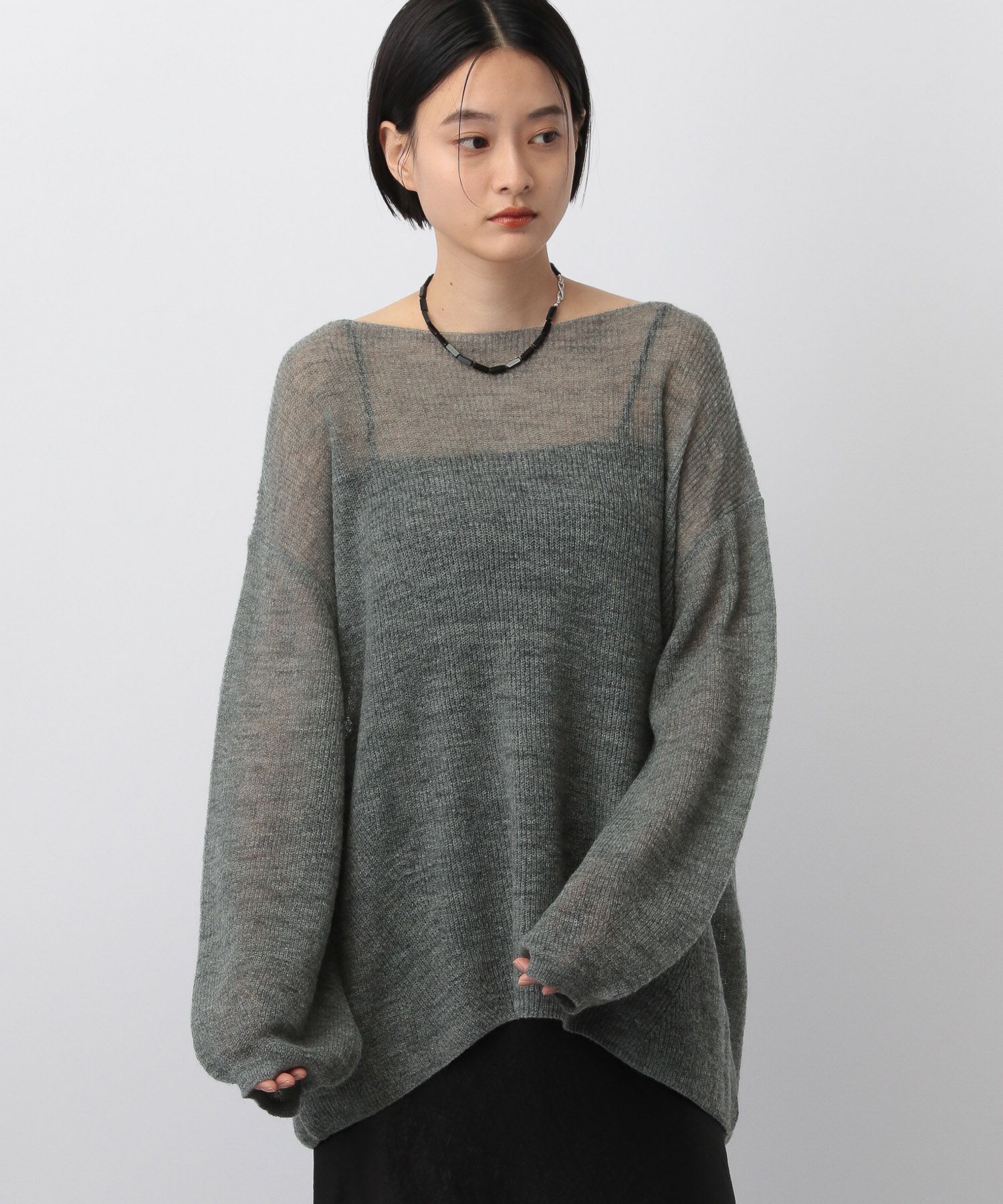 A part by 「Babyモヘヤプルオーバー_長袖」|ニット・セーター|