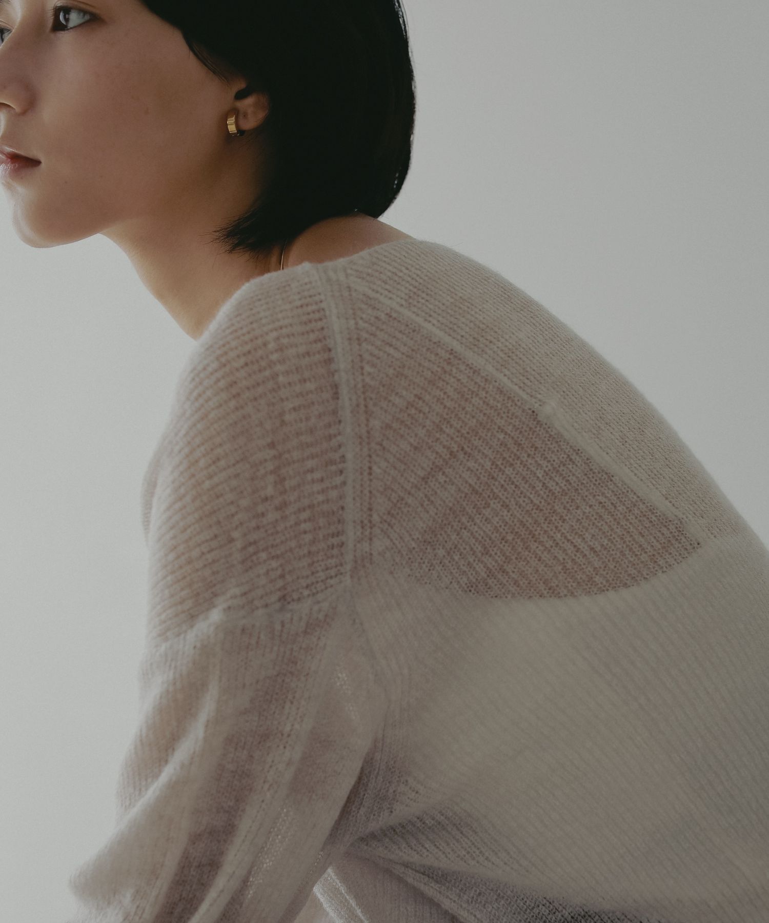 A part by 「Babyモヘヤプルオーバー_長袖」|ニット・セーター|