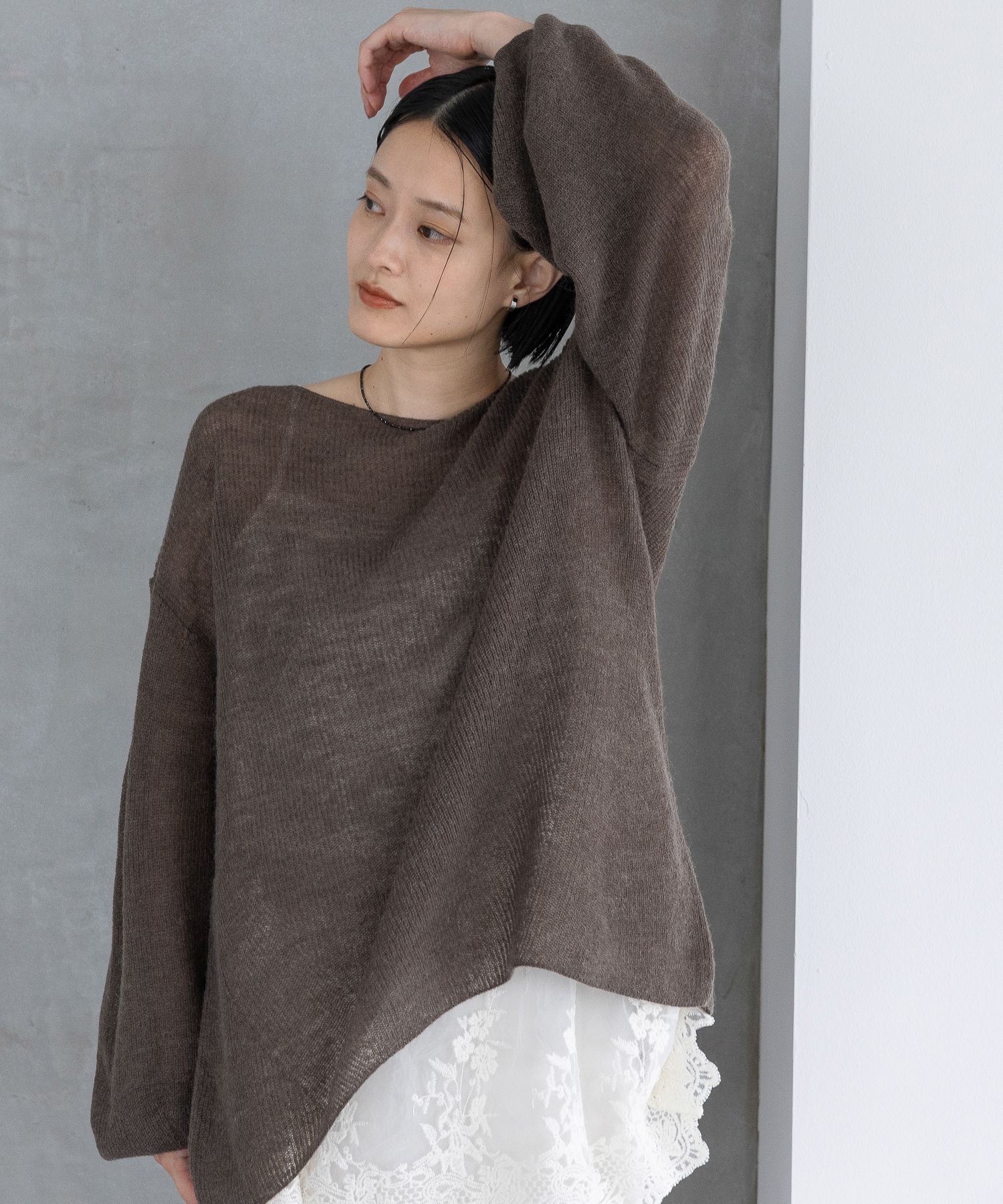 A part by 「Babyモヘヤプルオーバー_長袖」|ニット・セーター|