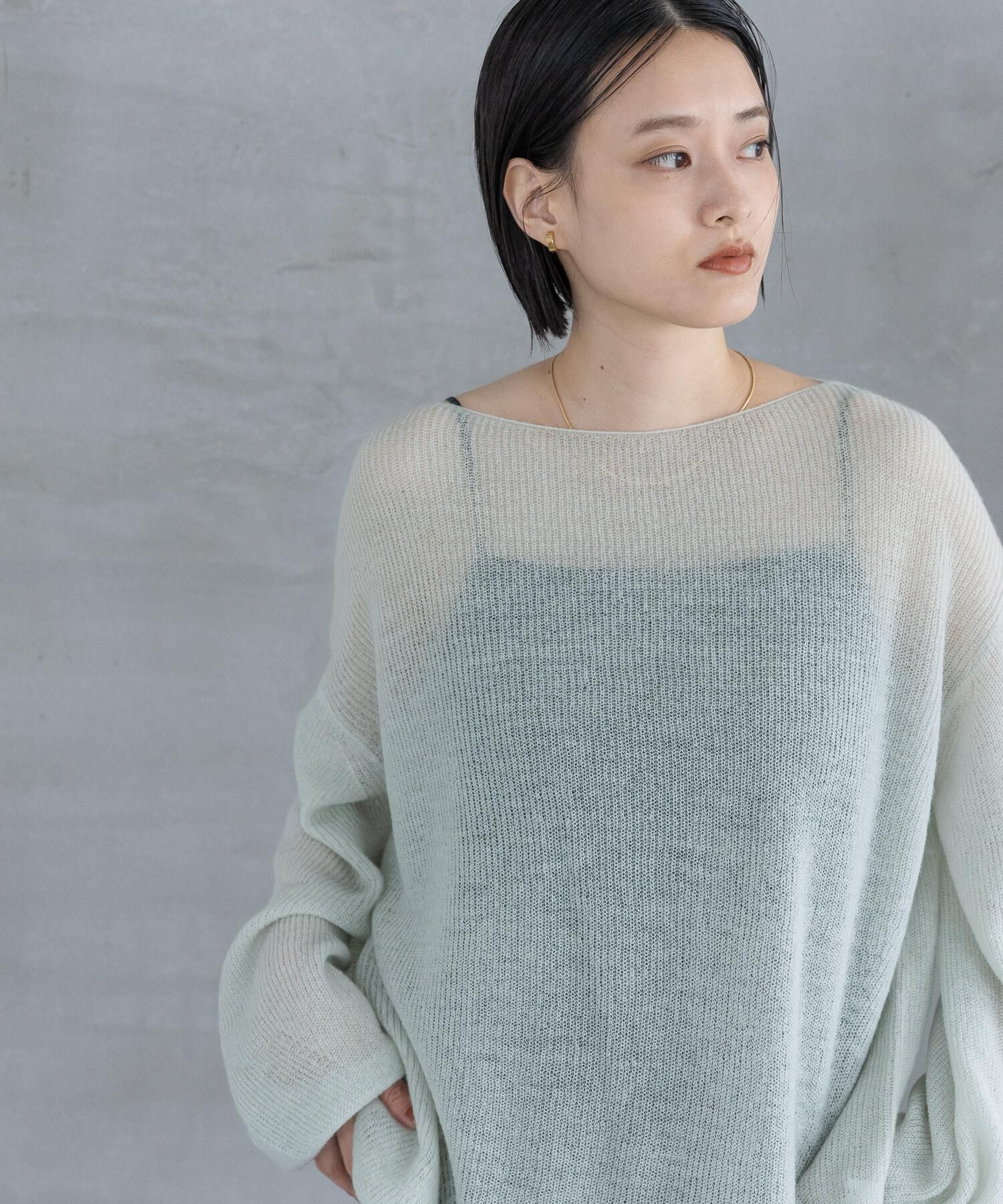 A part by 「Babyモヘヤプルオーバー_長袖」|ニット・セーター|