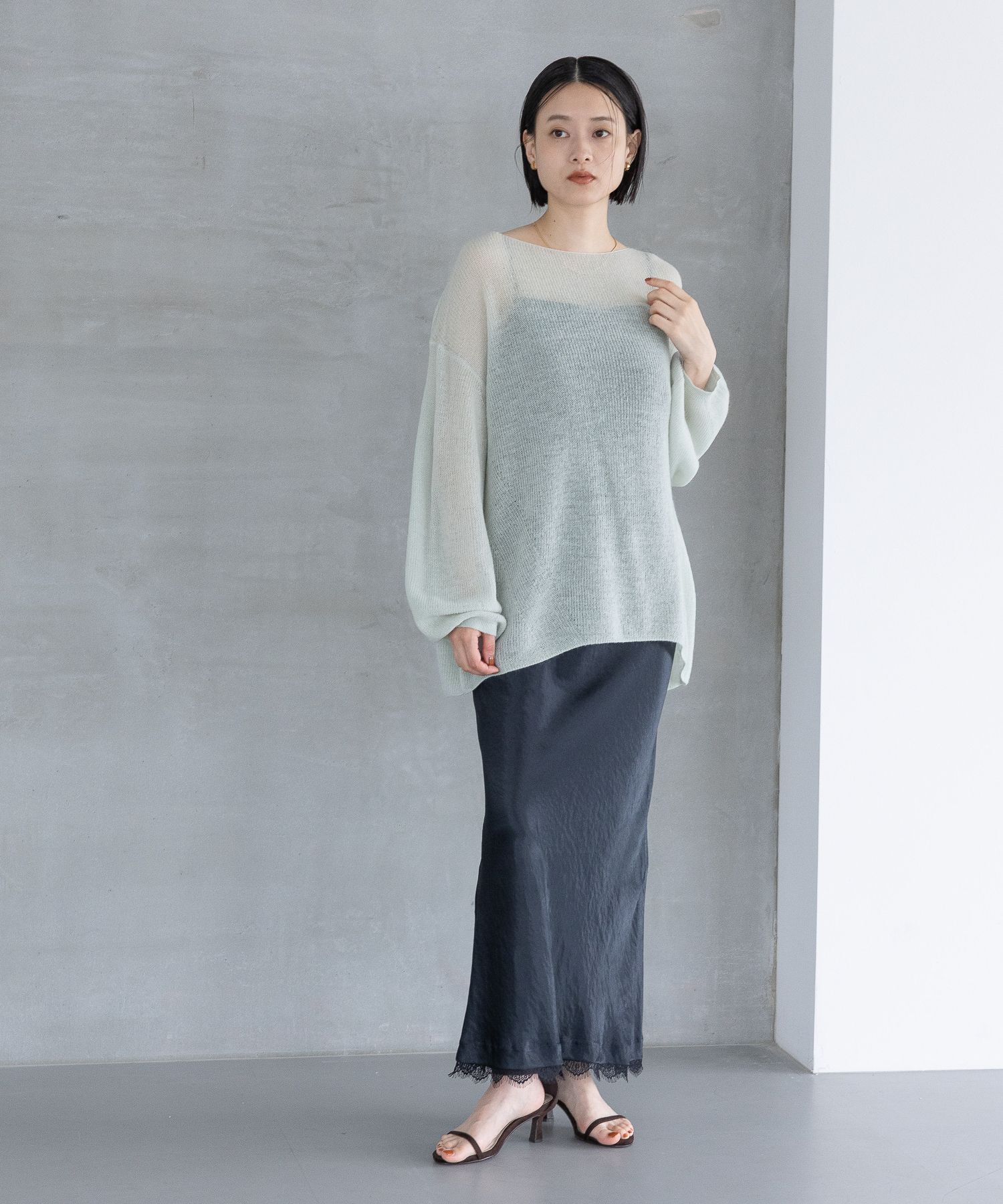 A part by 「Babyモヘヤプルオーバー_長袖」|ニット・セーター|