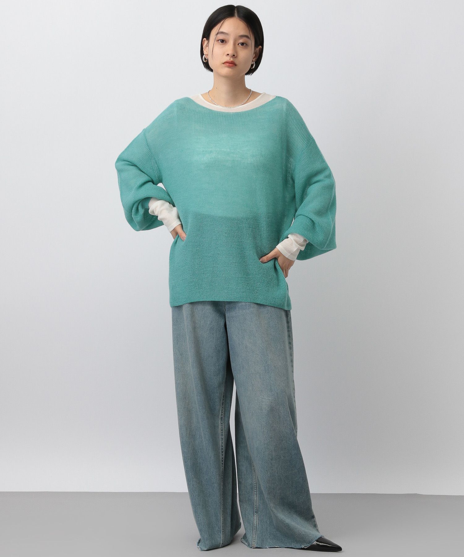 A part by 「Babyモヘヤプルオーバー_長袖」|ニット・セーター|