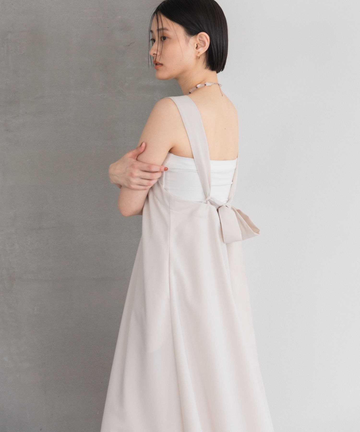 A part by 「バックリボンワンピース」|ワンピース|ナチュラル
