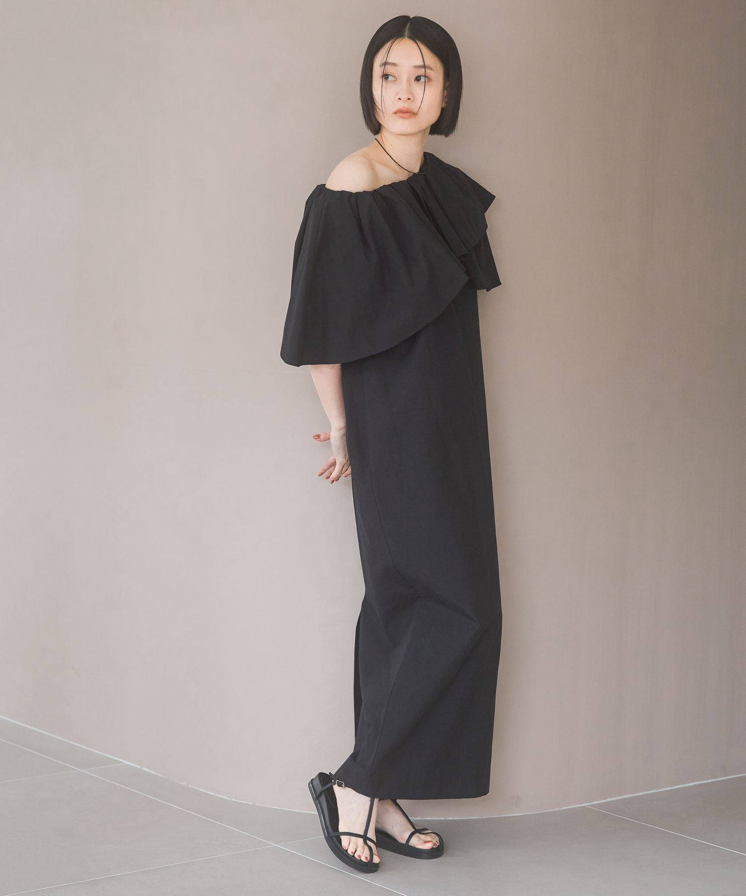 A part by 「アシメフリルマルチワンピース」|ワンピース|