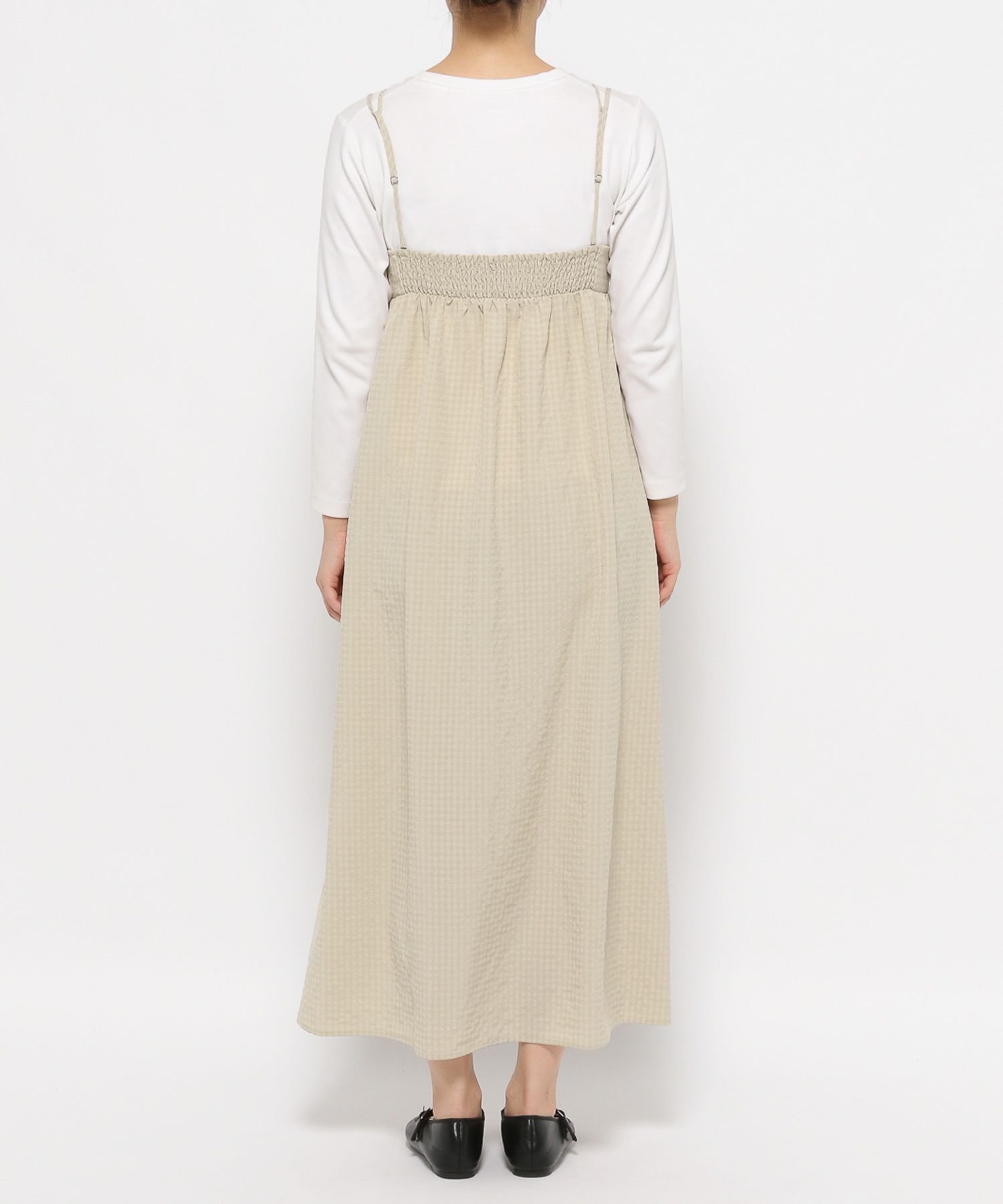 LOWRYS FARM「ティアードポコキャミワンピース」|ワンピース|