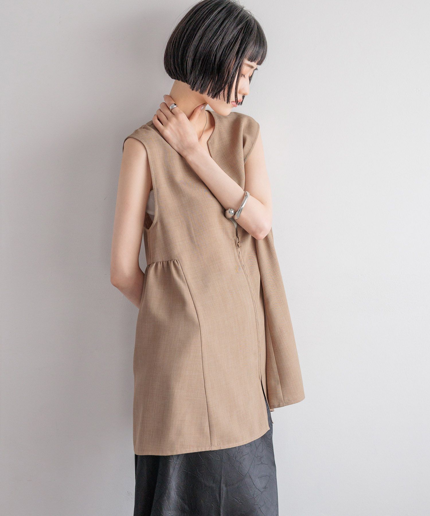 LOWRYS FARM「バスケットベスト」|ダウンベスト・ベスト|