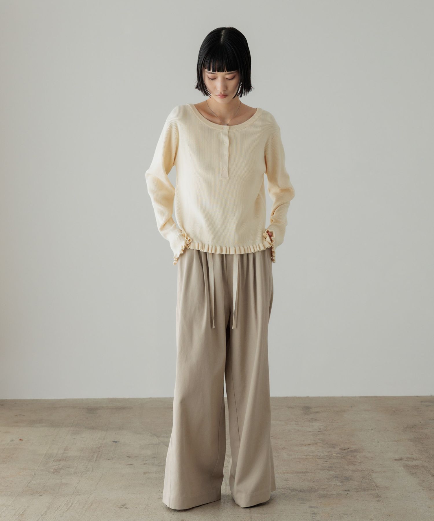 LOWRYS FARM「イージーバギーデニム」|デニム|