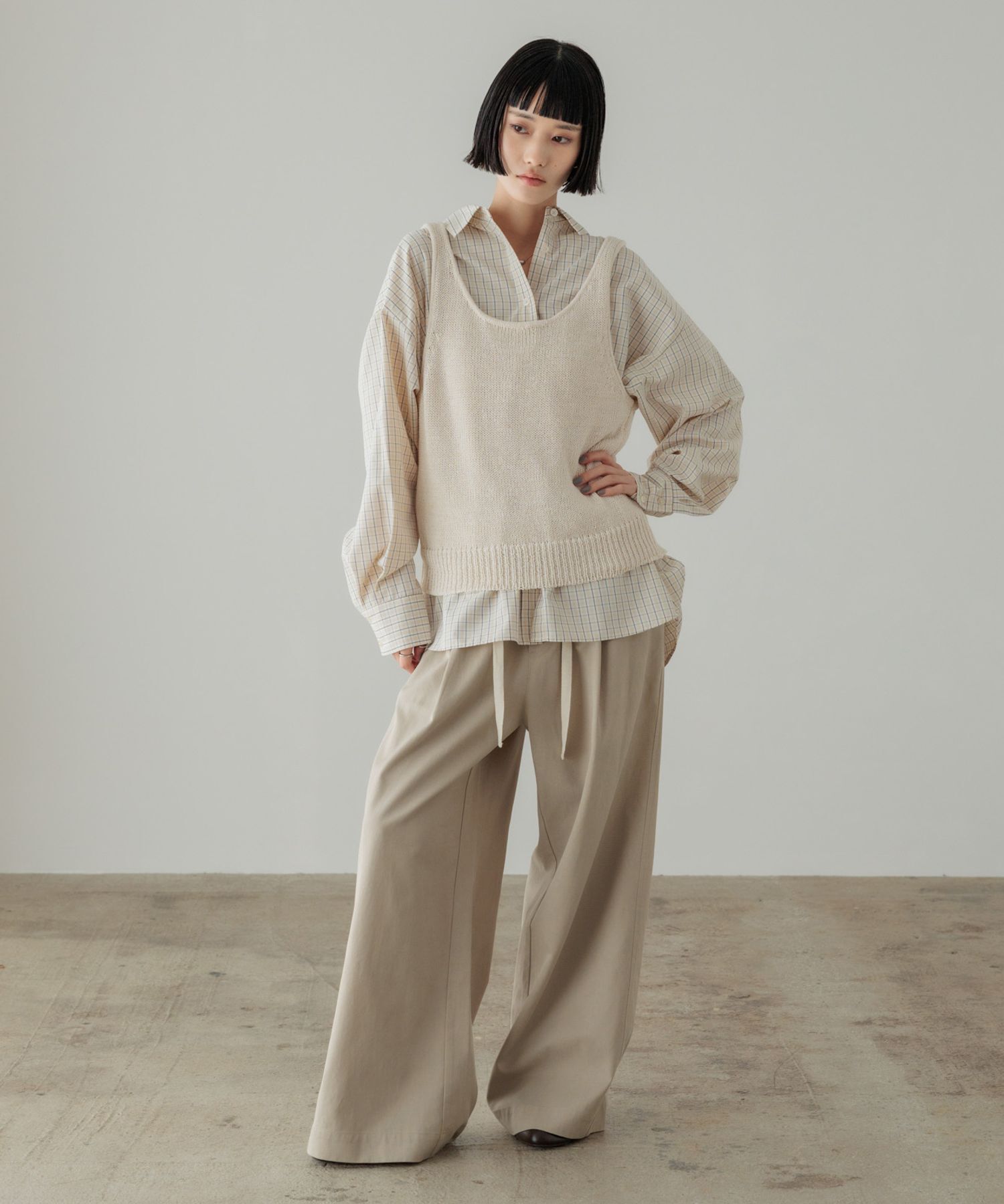 LOWRYS FARM「イージーバギーデニム」|デニム|