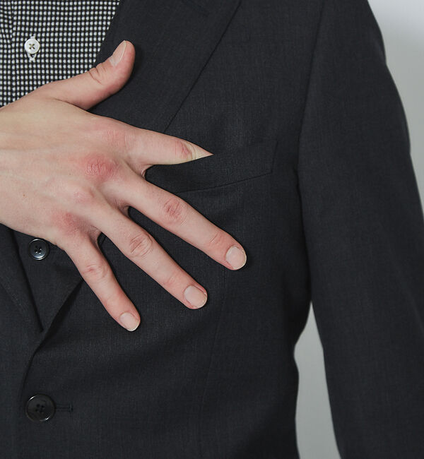 ABAHOUSE「【Recency of Mine】 SUPER100ｓウールツイル ジャケット」|テーラードジャケット|