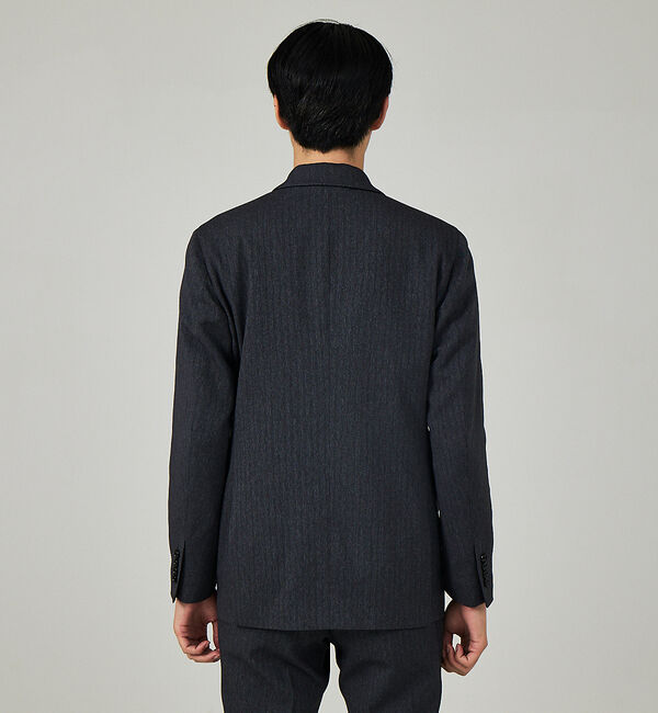 ABAHOUSE「【セットアップ対応/FLEX JACKET】クラシック ヘリンボーン ジャケット」|テーラードジャケット|